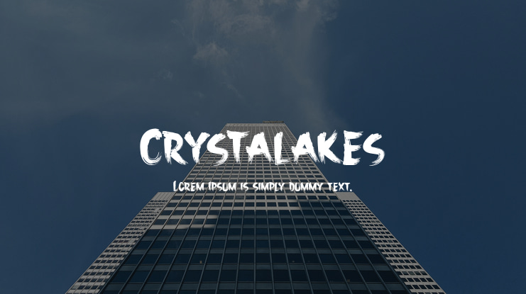Crystalakes Font