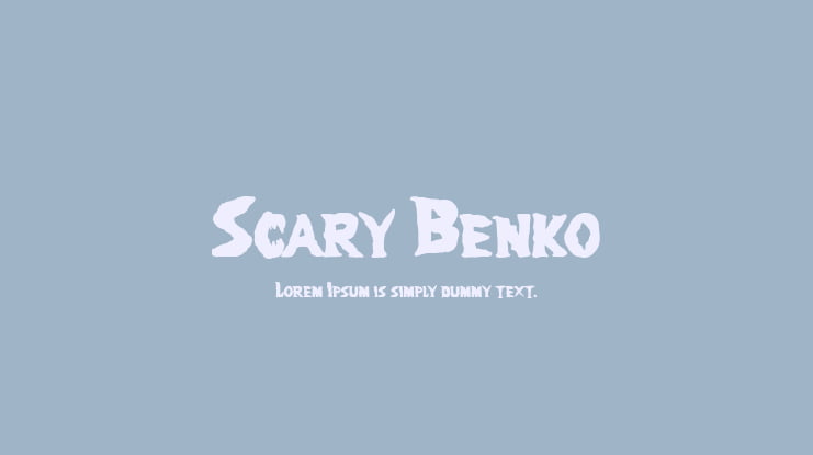 Scary Benko Font