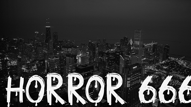 HORROR 666 Font