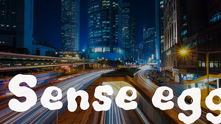 Sense egg Font