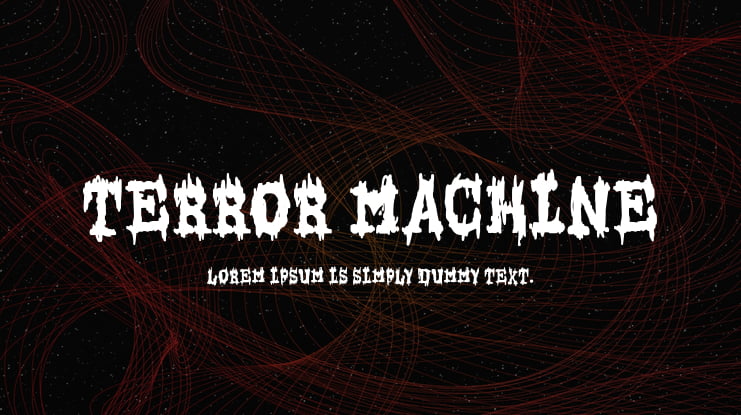 Terror Machine Font