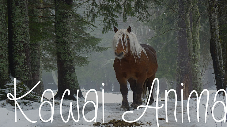 Kawai Animal Font