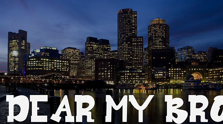 Dear My Bro Font
