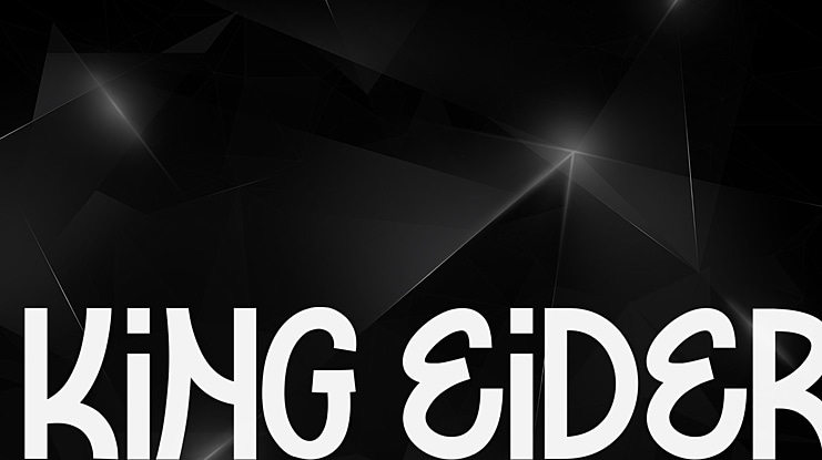KING EIDER Font