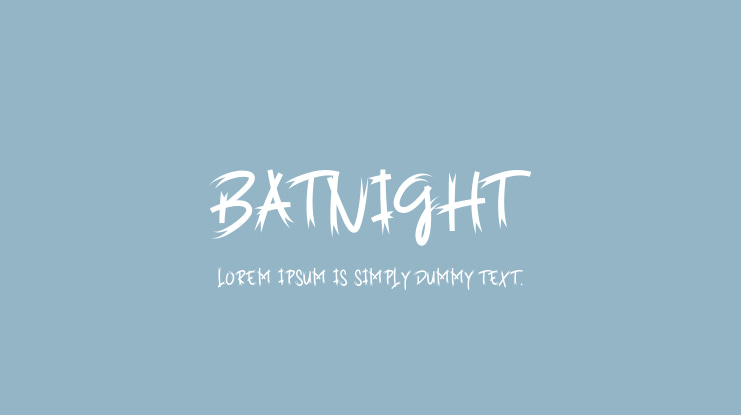 Batnight Font