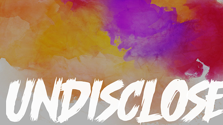 Undisclose Font