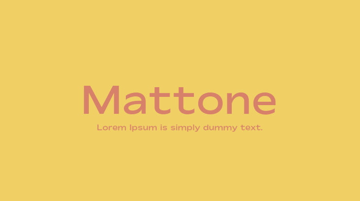 Mattone Font