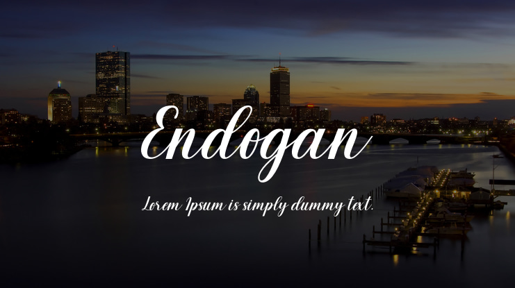 Endogan Font