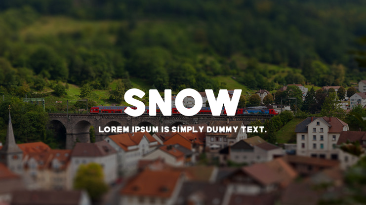 Snow Font Family
