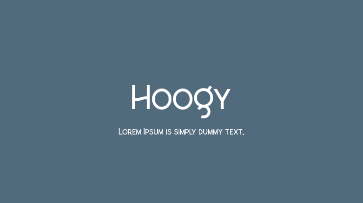 Hoogy Font