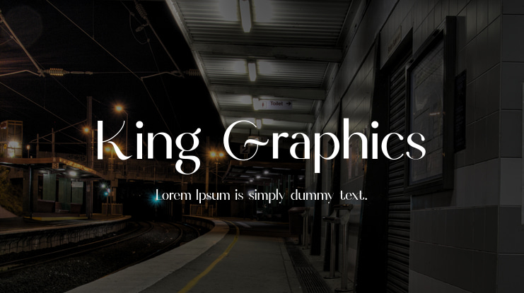 King Graphics Font