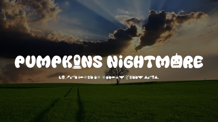 Pumpkins Nightmare Font