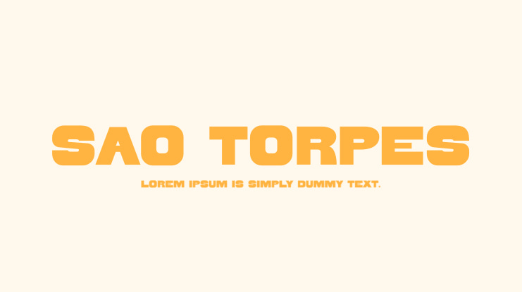 Sao Torpes Font