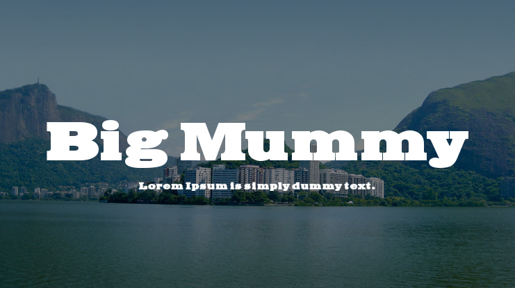 Big Mummy Font