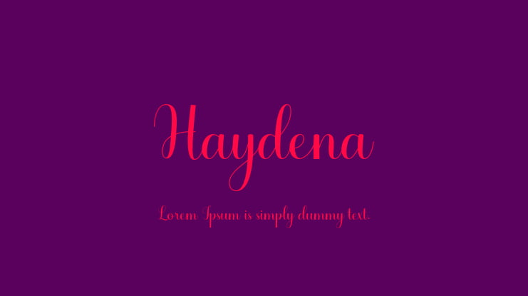 Haydena Font