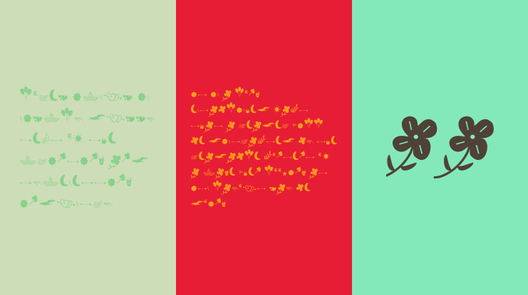 Hannah  Extras Font Family