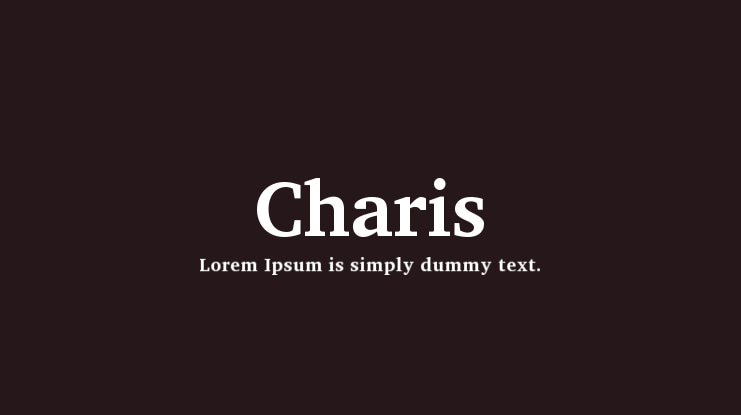 Charis Font Family