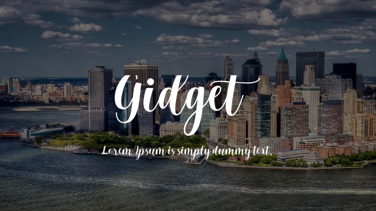 Gidget Font