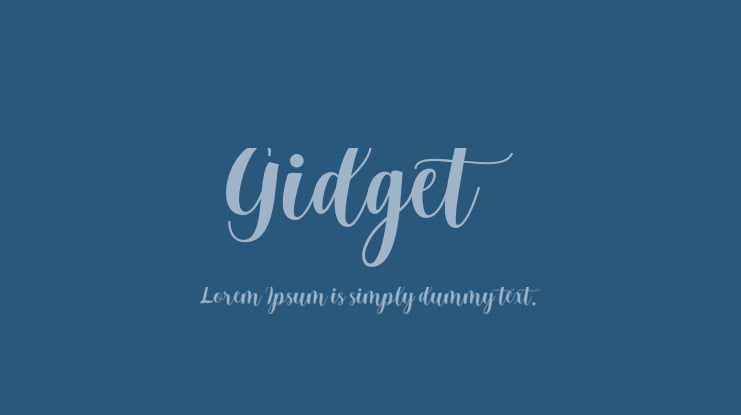 Gidget Font