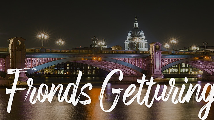 Fronds Getturing Font Family