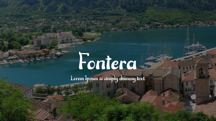 Fontera Font