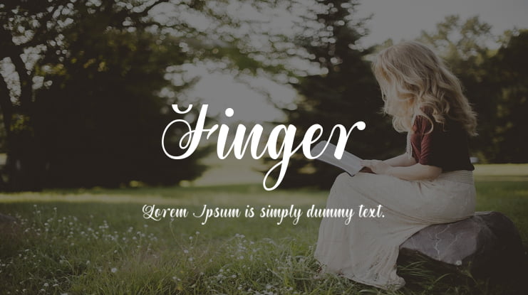Finger Font
