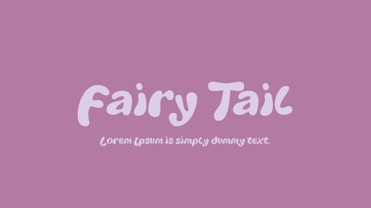 Fairy Tail Font