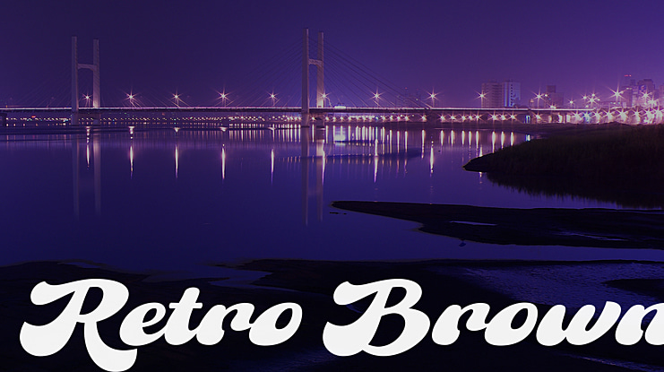 Retro Brown Font