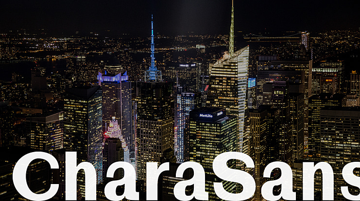 CharaSans Font Family