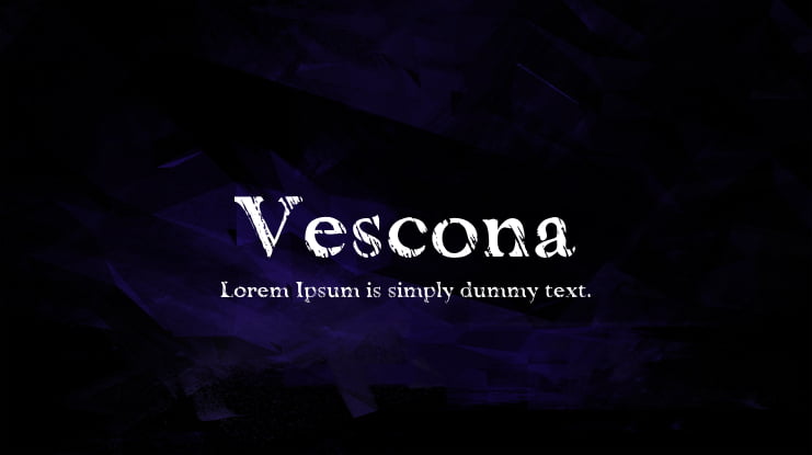 Vescona Font