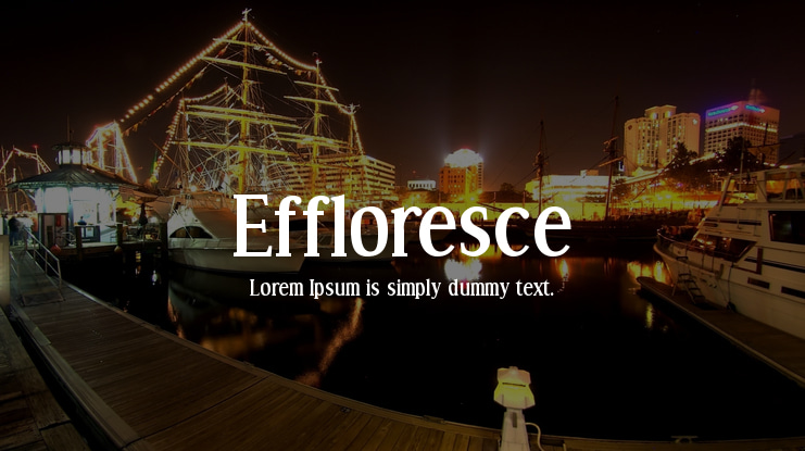 Effloresce Font Family