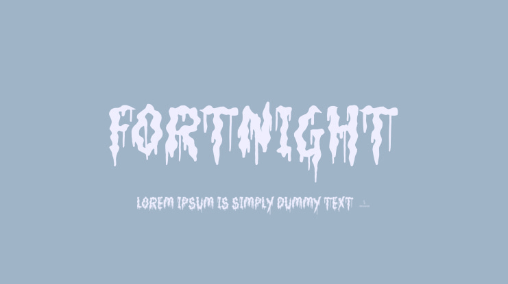Fortnight Font