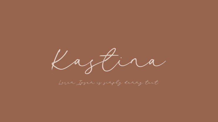 Kastina Font