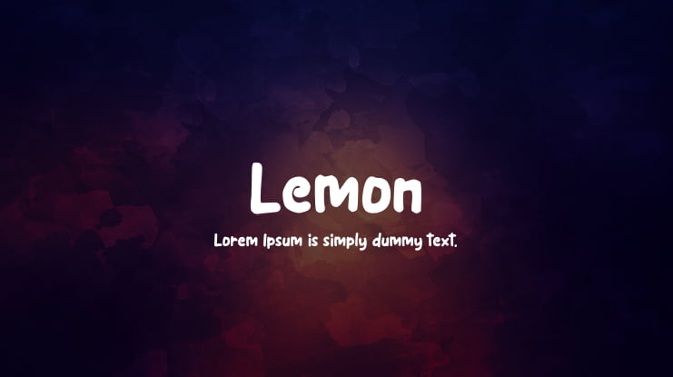 Lemon Font
