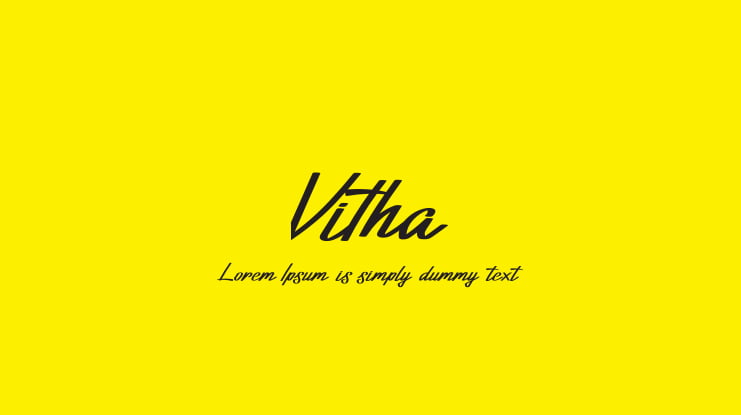 Vitha Font