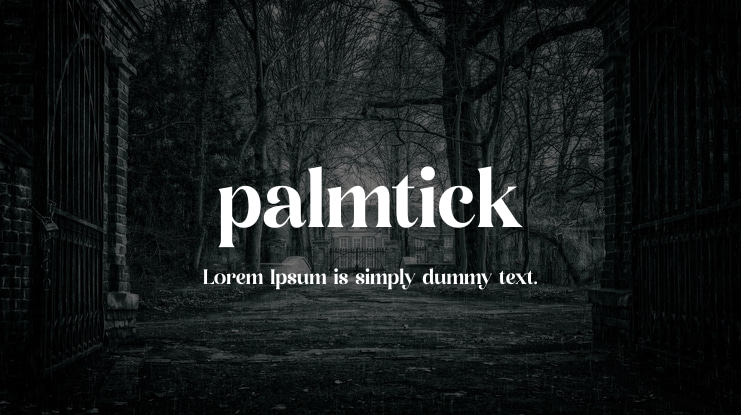 palmtick Font