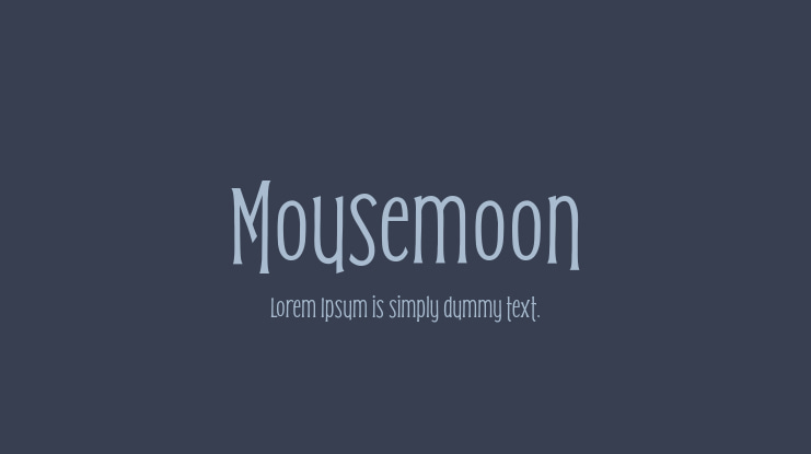 Mousemoon Font