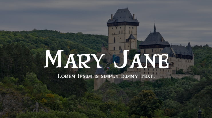 Mary Jane Font Family