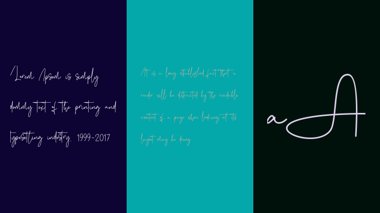 Fashion Signature-Personal use Font