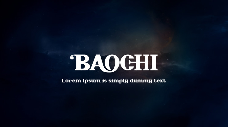 Baochi Font