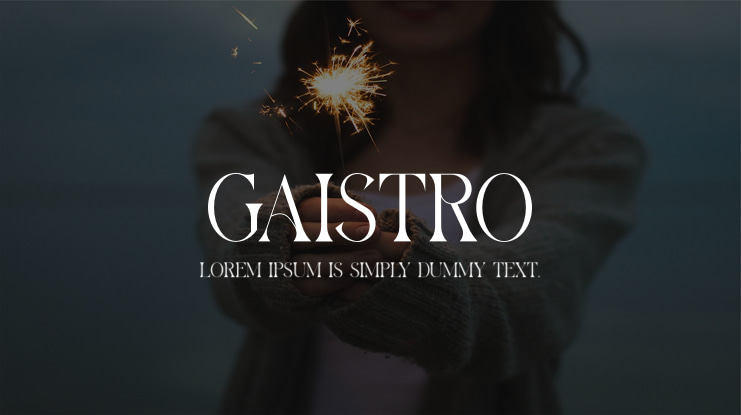 GAISTRO Font