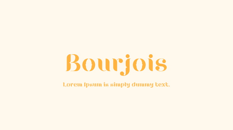 Bourjois Font