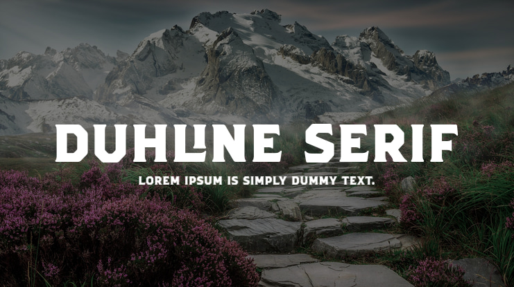Duhline Serif Font