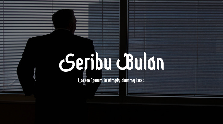 Seribu Bulan Font