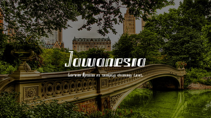 Jawanesia Font