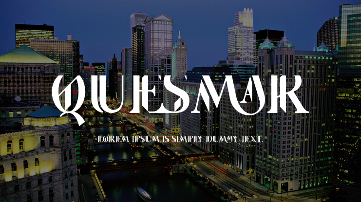 Quesmar Font