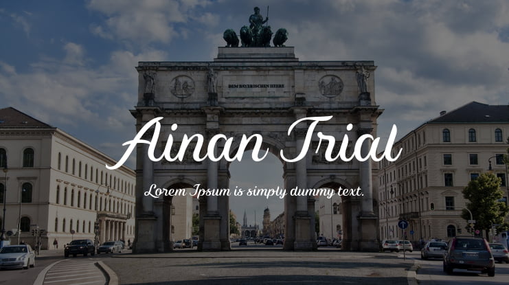 Ainan Trial Font