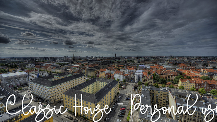 Classic House - Personal use Font