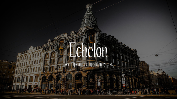 Echelon Font Family