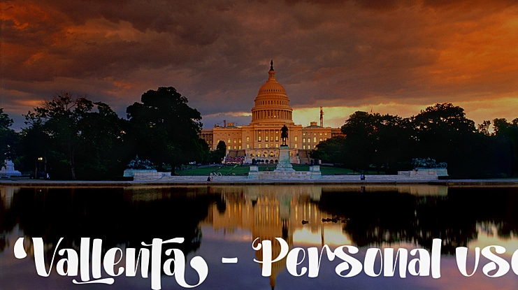 Vallenta - Personal use Font